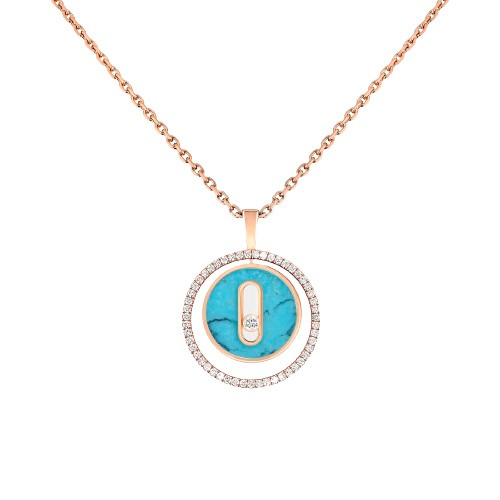 18KT Turquoise Lucky Move PM Necklace