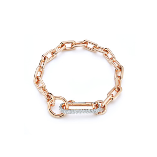  Saxon Elongated Chain Link Bracelet