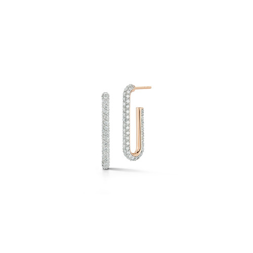 Saxon Elongated Chain Link Earrings