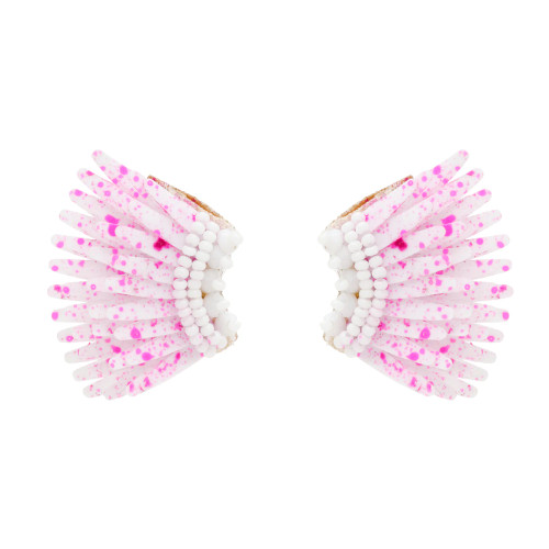 Micro Madeline Earrings in Pink