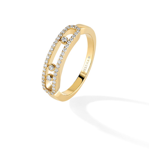 18KT Baby Move Pave Ring