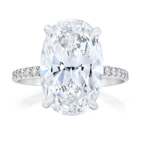 7ct Oval Diamond Engagement Ring