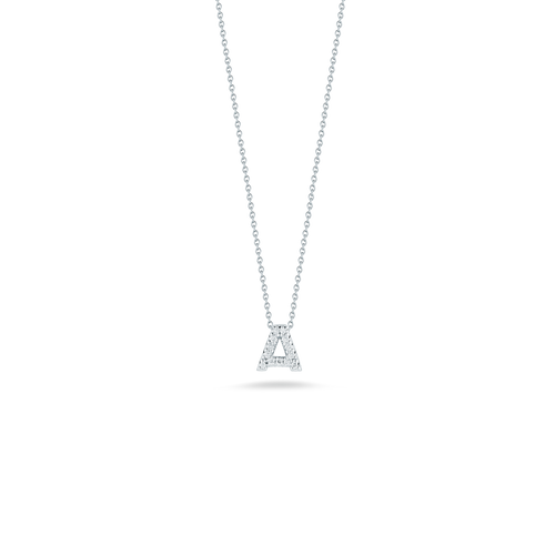 18KT Diamond Initial Necklace 
