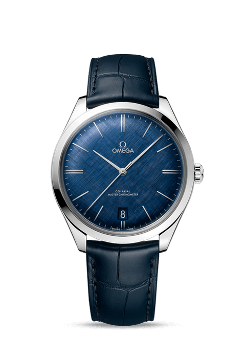 De Ville Trésor Omega Co‑Axial Master Chronometer 40 mm Blue Dial