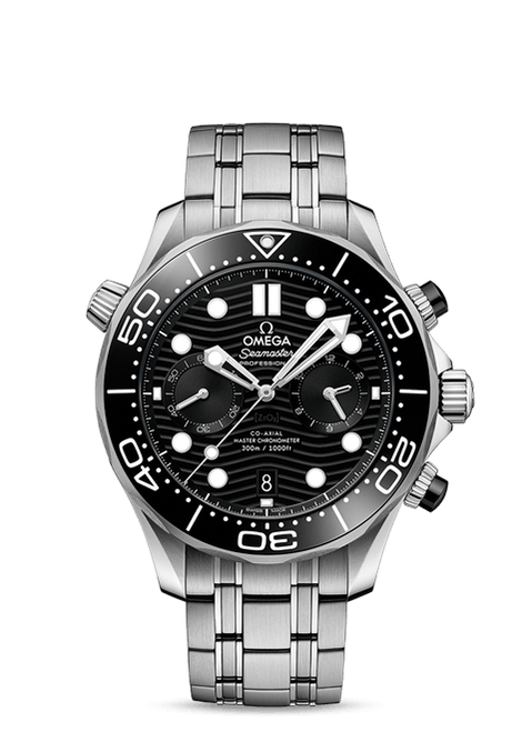 Seamaster Diver 300M Omega Co‑Axial Master Chronometer Chronograph 44